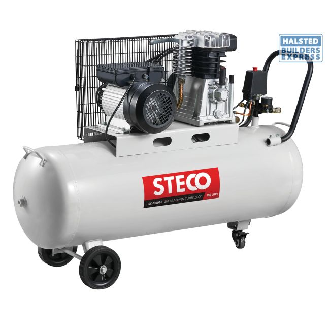 Steco by Ryobi Compressor 100L 3.0HP Belt Drive SC-3100BD