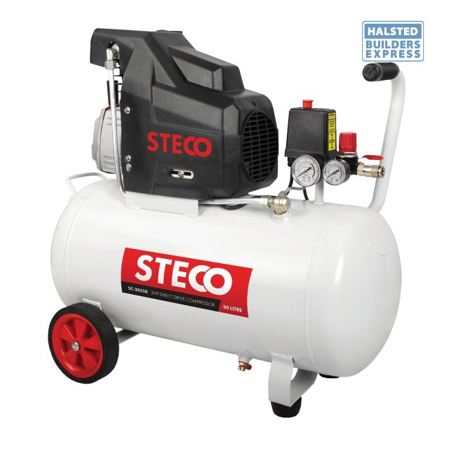 Steco by Ryobi Compressor 50L 2.0HP Direct Drive SC-2055K