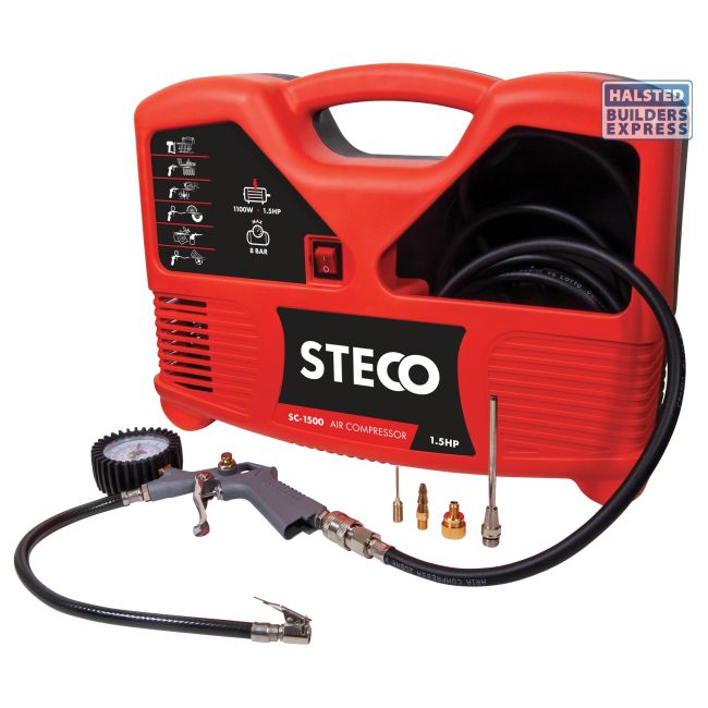 Steco by Ryobi Compressor Compact Unit 1.5 HP SC-1500